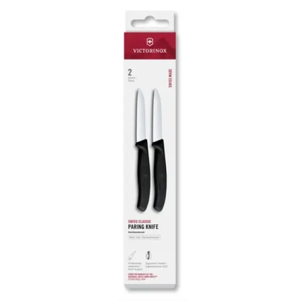 VICTORINOX Swiss Classic Kuchynský nôž 8 cm set 2 ks čierna (6.7403.2)