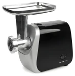 Emerio Mlynček na mäso čierna/nerez / Mlynček na mäso / 1300 W / 1,5 kg/min / nadstavec na klobásy / spätný chod (MG-130207)