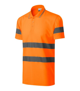 HV Runway polokošeľa unisex fluorescenčná oranžová M