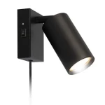 Solight WO3002-B Nástenná lampička CELE čierna / 1x GU10 (WO3002-B)