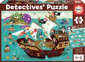 Educa Detektívne puzzle Pirátska loď