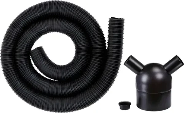 Einhell 4310630 čierna / Adaptér na odsávanie prachu / 100 mm na 36 mm / 3 ks / pre TC-TS 254 eco (4310630)