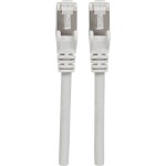 Intellinet 317399 RJ45 sieťové káble, prepojovacie káble CAT 6A S/FTP 30.00 m sivá fóliové tienenie, tienenie pletivom, bez halogénov 1 ks; 317399