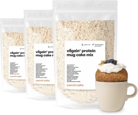 Vilgain Protein Mug Cake Mix – 3× mrkvová torta 420 g