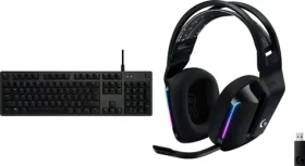 Logitech G512 GX Brown + G733 Lightspeed čierna / Herný set / klávesnica GX Brown Tactile + bezdrôtové slúchadlá