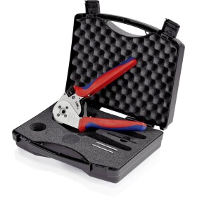 Knipex KNIPEX 97 52 65 lisovacie kliešte krútené kontakty, 0.14 do 6 mm², vr. plastového kufríka; 97 52 65