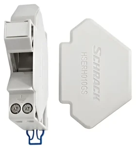 Schrack HSERH010GS / Patch panel / DIN lišta / 1 Port / neosadený (HSERH010GS)