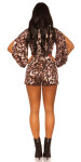 Sexy Playsuit Animal Print Einheitsgroesse