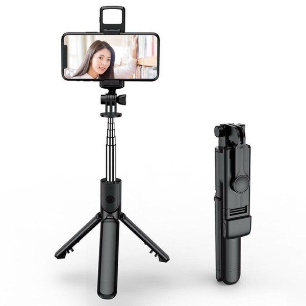 Iso Trade Izoxis 23518 Selfie tyč, statív s Bluetooth ovládačom 82 cm