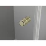 MEXEN/S - Mist-F sprchovací kút skladacie dvere pravá 95 x 95, transparent, zlato kartáčovaná 8A6T-095-095-55-00-P