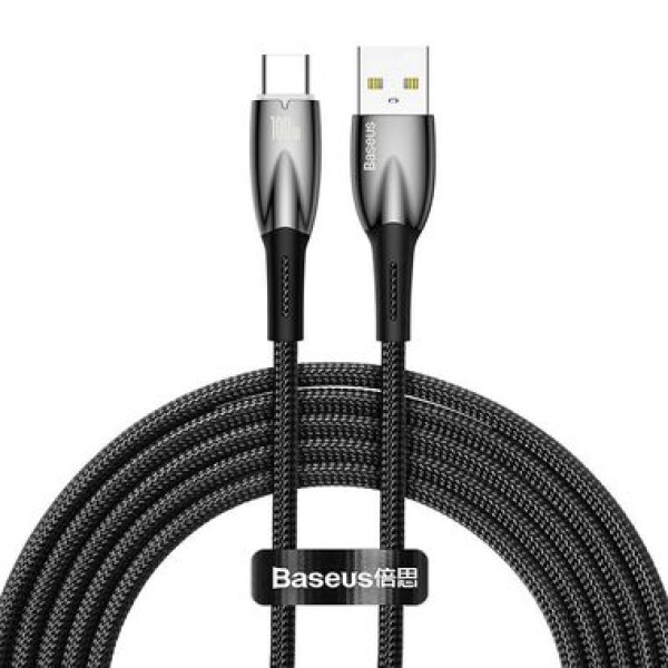 Baseus CADH000501 Kábel USB-A (M) - USB-C (M) 2 m čierna / 100W (CADH000501)