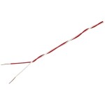 Econ connect KD02TWSVS10 spojovací drôt, 2 x 0.2 mm², červená / biela, 10 m; KD02TWSVS10