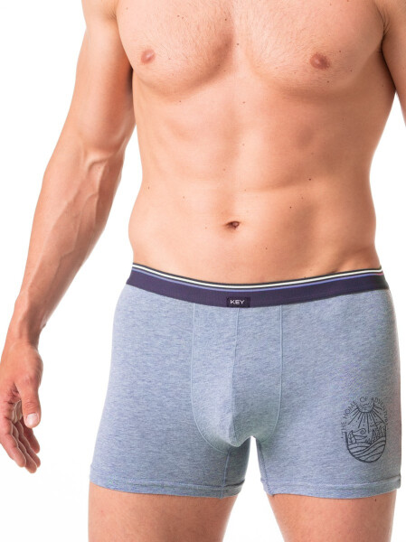 Pánske boxerky Key MXH 776 A24 M-2XL modrá L