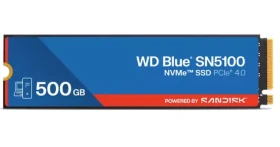 WD Blue SN5100 500 GB / M.2 SSD / PCIe Gen4 x4 / NVMe / R: 5000 MB/s / W: 4000 MB/s / 5y (WDS500G5B0E)