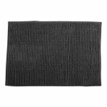 MSV CHENILLE kúpeľňová predložka 60 x 90 cm tmavo šedá / mikrovlákno / protišmyková