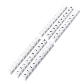 Marker pin Zack strip BN-ZB 6,2/WH:UNBEDRUCKT 1401831 Phoenix Contact; 1401831