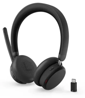 Lenovo Dual-Mode Wireless ANC Headset 6550 čierna / Bezdrôtové slúchadlá / BT 5.3 / USB-C / ANC / Microsoft Teams (4XD1S19778)