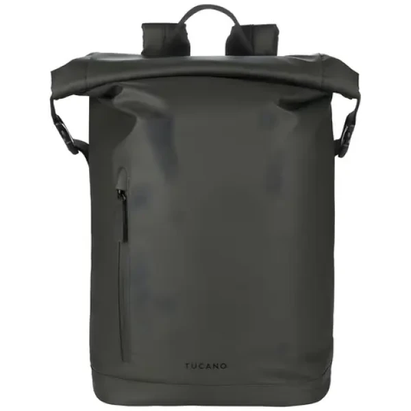 Tucano Rollo čierna / Roll-top batoh na notebook / 15,6 "a MacBook Pro 16" / Voduodolný / Recyklovaný polyester (BKROL15-BK)
