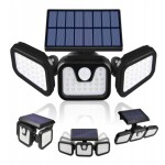 Izoxis Solárne 140 COB LED osvetlenie s PIR čidlom pohybu