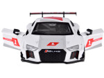 Audi R8 LMS športový model kovového auta, mierka 1:32, zvuky, svetlá