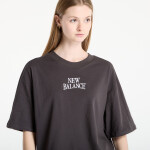 Tričko New Balance Linear Heritage Oversized T-Shirt Faded Black S