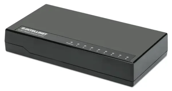 Intellinet Switch 8- Port Gigabit Desktop čierna / Switch / 8- Port / 1000 Mbps (561754)