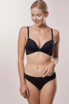 Mefemi Amelia push-up podprsenka s kosticami Čierna černá 65F