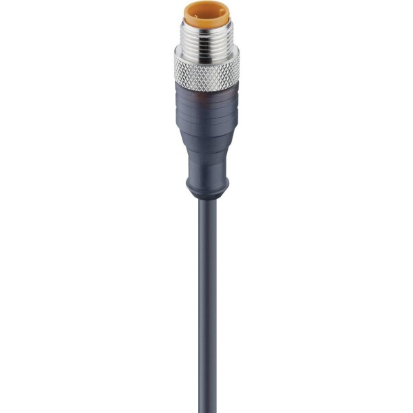 Lumberg Automation RST 4-225/2 M upravený zástrčkový konektor pre senzory - aktory, 11809-1, piny: 4, 2.00 m, 1 ks; 11809-1