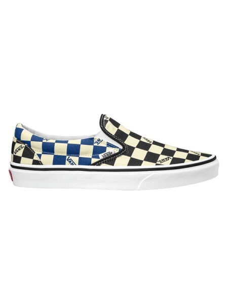 Vans Classic Slip-On (Big Check) black/navy pánske letné topánky