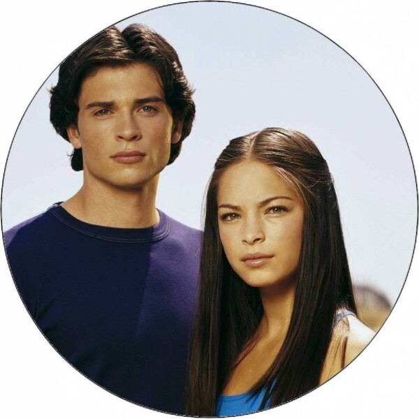 Jedlý papier Smallville Clark a Lana Lang 19,5 cm - Pictu Hap - Pictu Hap