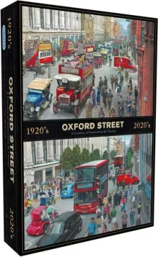 GIBSONS Puzzle Oxford Street v priebehu desaťročí