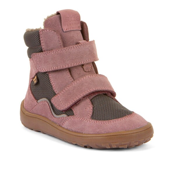 Dievčenské zimné barefoot topánky TEX WINTER Gray/Pink Froddo G3160247-13 - 37