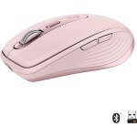 Logitech MX Anywhere 3 ružová / bezrátová myš / Laserový senzor / 4000 DPI / 6 tlačidiel / Bluetooth / 2.4 GHz (910-005990)