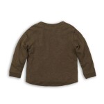 Tričko chlapčenské s dlhým rukávom, Minoti, RANGER 5, khaki - 68/80 | 6-12m