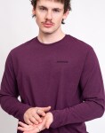 Patagonia M's L/S P-6 Logo Responsibili-Tee Berry Fig L