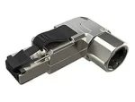 Solarix CAT6 STP konektor MPTL 90 ° RJ45 sivá / samorezný (11910011)
