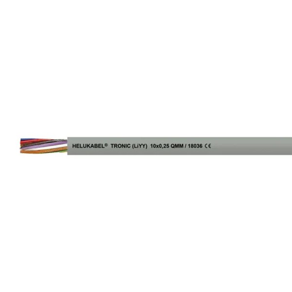 HELU 18080-500 dátový kábel 52 x 0.34 mm² sivá 500 m; 18080-500