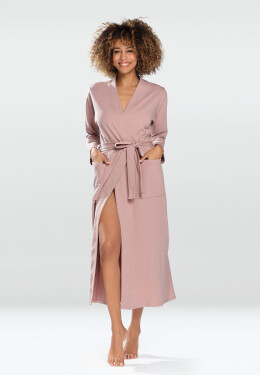 DKaren Housecoat Melissa Powder Pink