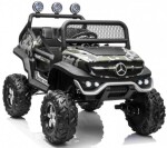Mamido Detské elektrické autíčko Buggy Mercedes-Benz Unimog 4x4 lakované maskáčové