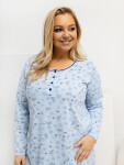 Dámska nočná košeľa FP 604.10 svetlo modrá – ForeverPink XL