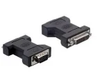 DeLock Adaptér DVI-I 24+5 samica - VGA 15-pin samec / Redukcia / čierna (65017)