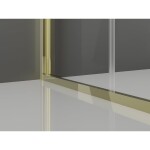 MEXEN - Exo skladacie sprchové dvere 110, transparent, zlatá 816-110-000-50-00