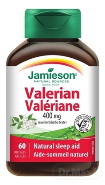 JAMIESON Valeriána 400 mg 60 tabliet