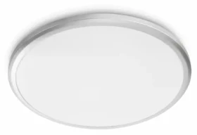Philips Spray CL260 strieborná / Kúpeľňové prisadené LED svietidlo / 12W / 1200 lm / 2700K / IP44 / 29 cm (SKL000355805)