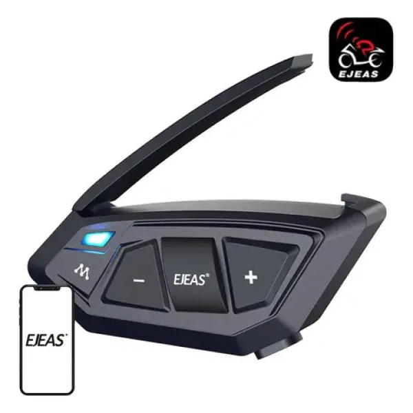 EJEAS MS20 / Interkom pre motocykle / Bluetooth 5.1 / Mesh pre 20 osôb / dosah 2000 m / IP67 (MS20)