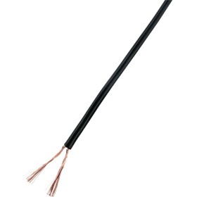 TRU COMPONENTS 93030c532 opletenie / lanko 2 x 1 mm² čierna 25 m; 93030c532