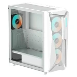 GIGABYTE C301 GLASS biela / E-ATX / 2x USB3.0 + 1x USBC3.0 / 4X 120mm / bez zdroja / priehľadná bočnica (GB-C301GW)