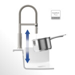 VILLEROY & BOCH VILLEROY & BOCH - Drezová batéria Steel Expert 2.0, odnímateľná sprcha, nerez 928000LC