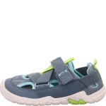Chlapčenské sandále barefit TRACE Blue/Light green Superfit 1-006029-8000 blue - 28