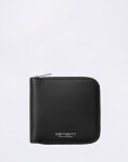 Carhartt WIP Leather Wallet Black / Silver